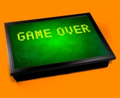 Game Over Cushion Lap Tray