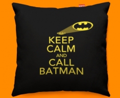 Keep Calm Call Batman Funky Cushions 45x45cm