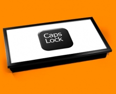 Key Caps Lock Black Laptop Tray