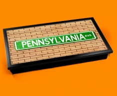 Pennsylvania Ave Street Sign Laptop Lap Tray