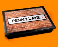 Penny Lane Street Sign Cushion Lap Tray