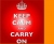 Keep Calm and Carry On Mirror