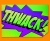 THWACK Comic SFX Poster